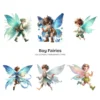Boy Fairies PNG Clipart Collection - 68 PNG, Magical Fairy Graphics, Ethereal Fairy Printables, Commercial use, Digital download