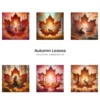 Autumn Leaves JPG Clipart Collection - 84 JPG, Fall Woodland Graphics, Wildlife, Rustic Forest Printables, Commercial use, Digital download