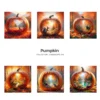 Pumpkin JPG Clipart Collection - 63 JPG, Fall Woodland Graphics, Wildlife, Rustic Forest Printables, Commercial use, Digital download