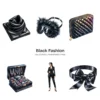 Black Fashion PNG Clipart Collection - 100 PNG, Black Lovers Graphics, Wedding Elements Printable, Commercial use, Digital download
