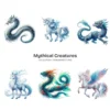 Mythical Creatures PNG Clipart Collection - 60 PNG, Enchanting creatures Graphics, Mythical Illustration, Commercial use, Digital download