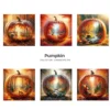 Pumpkin JPG Clipart Collection - 63 JPG, Fall Woodland Graphics, Wildlife, Rustic Forest Printables, Commercial use, Digital download