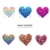 Heart Confetti PNG Clipart Collection - 60 PNG, Birthday Party Graphics, Valentine’s Day Printable, Commercial use, Digital download