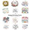 Happy Birthday Fonts PNG Clipart Collection - 200 PNG, Party Typography Graphics, Celebration Printables, Commercial use, Digital download