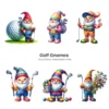 Golf Gnomes PNG Clipart Collection - 61 PNG, Golfing Graphics, Sport Gnome, Athletic Printable, Commercial use, Digital download