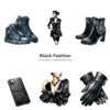 Black Fashion PNG Clipart Collection - 100 PNG, Black Lovers Graphics, Wedding Elements Printable, Commercial use, Digital download