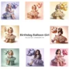 Birthday Balloon Girl PNG Clipart Collection - 62 PNG, Heart Balloons Graphics, Birthday Girl Printable, Commercial use, Digital download