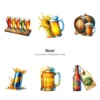 Beer PNG Clipart Collection - 83 PNG, Fathers Day Graphics, Brewing, Beer Bottle, Beer Can Printables, Commercial use, Digital download