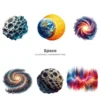 Space PNG Clipart Collection - 100 PNG, Cute Planets and Stars Graphics, Solar System Printables, Commercial use, Digital Download