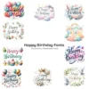 Happy Birthday Fonts PNG Clipart Collection - 200 PNG, Party Typography Graphics, Celebration Printables, Commercial use, Digital download
