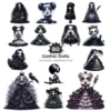 Gothic Dolls PNG Clipart Collection - 80 PNG, Eerie Graphics, Horror Doll, Haunted Printable, Commercial use, Digital download