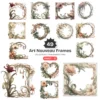 Art Nouveau Frames (P-2) PNG Clipart Collection - 49 PNG, Chinoiserie Graphics, Baroque, Autumn Frames Printables, Commercial use, Digital download