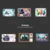 Tickets PNG Clipart Collection - 40 PNG, Event Pass Graphics, Party Ticket, Festival Movie Printable, Commercial use, Digital download
