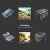 Camping (P-2) PNG Clipart Collection - 45 PNG, Outdoor Adventure Graphics, Campfire, Summer Camping Printable, Commercial use, Digital download