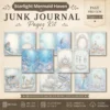 Whimsical Mermaid Junk Journal Pages - Ocean Ephemera, Under The Sea, Coral Reef, Starfish, Magical Ocean Ephemera, Digital Download