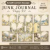 Amalfi Lemon Escape Junk Journal Pages - Summer Travel Ephemera, Mediterranean Coast, Italian Beach, Vintage Ephemera, Digital Download