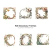 Art Nouveau Frames (P-3) PNG Clipart Collection - 43 PNG, Chinoiserie Graphics, Baroque, Autumn Frames Printables, Commercial use, Digital download
