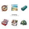 Camping PNG Clipart Collection - 45 PNG, Outdoor Adventure Graphics, Campfire, Summer Camping Printable, Commercial use, Digital download