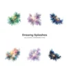 Dreamy Watercolor Splashes PNG Clipart Collection - 40 PNG, Splash Graphics, Watercolor Splatter Printable, Commercial use, Digital download