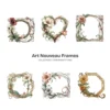 Art Nouveau Frames (P-3) PNG Clipart Collection - 43 PNG, Chinoiserie Graphics, Baroque, Autumn Frames Printables, Commercial use, Digital download