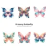 Dreamy Butterfly PNG Clipart Collection - 41 PNG, Magical Insect Graphics, Vibrant, Whimsical Printable, Commercial use, Digital download