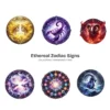 Ethereal Zodiac Signs PNG Clipart Collection - 41 PNG, Astrology Graphics, Mystical art Printable, Commercial use, Digital download