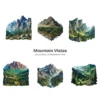Mountain Vistas PNG Clipart Collection - 41 PNG, Forest Landscape Graphics, National Park Printable, Commercial use, Digital download