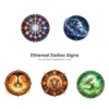 Ethereal Zodiac Signs PNG Clipart Collection - 41 PNG, Astrology Graphics, Mystical art Printable, Commercial use, Digital download
