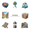 Camping (P-2) PNG Clipart Collection - 45 PNG, Outdoor Adventure Graphics, Campfire, Summer Camping Printable, Commercial use, Digital download