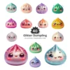 Glitter Dumpling PNG Clipart Collection - 40 PNG, Kawaii Dumpling Graphics, Sparkly Food Printable, Commercial use, Digital download