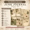 The Old Farm Almanac Junk Journal Pages - The Farm Almanac Ephemera, Country Life, Barnyard Animals, Dairy Farm Ephemera, Digital Download