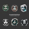 Cracked Doll PNG Clipart Collection - 43 PNG, Gothic Creepy Graphics, Ghost Art, Haunted Printables, Commercial use, Digital download