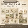 Forgotten Herbarium Junk Journal Pages - Vintage Botanical Ephemera, Nature Study, Pressed Flower, Herbal Ephemera, Digital Download