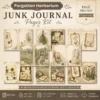 Forgotten Herbarium Junk Journal Pages - Vintage Botanical Ephemera, Nature Study, Pressed Flower, Herbal Ephemera, Digital Download