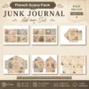 French Scrap Pack add-on set - Vintage Botanical Ephemera, French Aesthetics, Parisian Atelier Ephemera, Digital Download