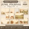 A Basket Full of Summer Junk Journal Pages - Summer In The Country Ephemera, Cottagecore Garden, Farm Animals Ephemera, Digital Download