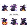 Cute Witch Cat PNG Clipart Collection - 40 PNG, Halloween cat Graphics, Black Cat, Spooky Animal Printables, Commercial use,Digital download