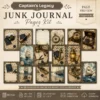 Captains Legacy Junk Journal Pages - Captains Log Ephemera, Anchors, Vintage Nautical, Classic Sea Voyages Ephemera, Digital Download