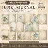 Coastal Keepsakes Junk Journal Pages - Shoreline Finds Ephemera, coastal bird, Pearls, Seashells, Ocean Life Ephemera, Digital Download