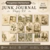 Forgotten Herbarium Junk Journal Pages - Vintage Botanical Ephemera, Nature Study, Pressed Flower, Herbal Ephemera, Digital Download
