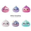 Glitter Dumpling PNG Clipart Collection - 40 PNG, Kawaii Dumpling Graphics, Sparkly Food Printable, Commercial use, Digital download