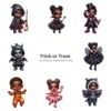 Trick or Treat PNG Clipart Collection - 40 PNG, Halloween Kids Graphics, Costumes, Spooky Printables, Commercial use, Digital download