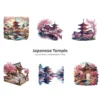 Japanese Temple PNG Clipart Collection - 41 PNG, Asian Landscape Graphics, Cherry Blossom Printables, Commercial use, Digital download