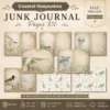 Coastal Keepsakes Junk Journal Pages - Shoreline Finds Ephemera, coastal bird, Pearls, Seashells, Ocean Life Ephemera, Digital Download