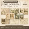 Forgotten Herbarium Junk Journal Pages - Vintage Botanical Ephemera, Nature Study, Pressed Flower, Herbal Ephemera, Digital Download