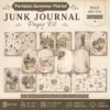 Parisian Summer Florist Junk Journal Pages - French Garden Ephemera, Vintage Floral, Flower Market, Summer Blooms Ephemera, Digital Download