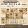 The Old Farm Almanac Junk Journal Pages - The Farm Almanac Ephemera, Country Life, Barnyard Animals, Dairy Farm Ephemera, Digital Download