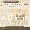 Forgotten Herbarium Junk Journal Pages - Vintage Botanical Ephemera, Nature Study, Pressed Flower, Herbal Ephemera, Digital Download