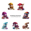 Knitting Gnomes PNG Clipart Collection - 45 PNG, Cozy Graphics, Balls of Yarn Art, Adorable Printables, Commercial use, Digital download