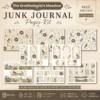 The Ornithologist's Meadow Junk Journal Pages - The Birdwatchers Ephemera, Meadowlarks and Bluebirds, Botanical Ephemera, Digital Download